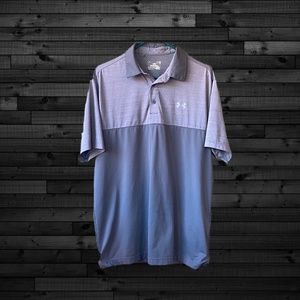 UNDER ARMOUR Mens Golf Polo Sz L